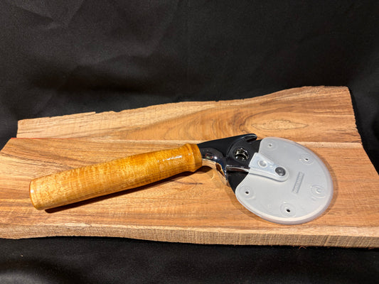 Hand-Turned Hawaiian Koa Pizza Cutter